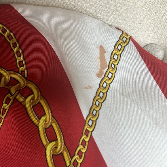 Balenciaga Silk Red Scarf - Picture 4 of 5